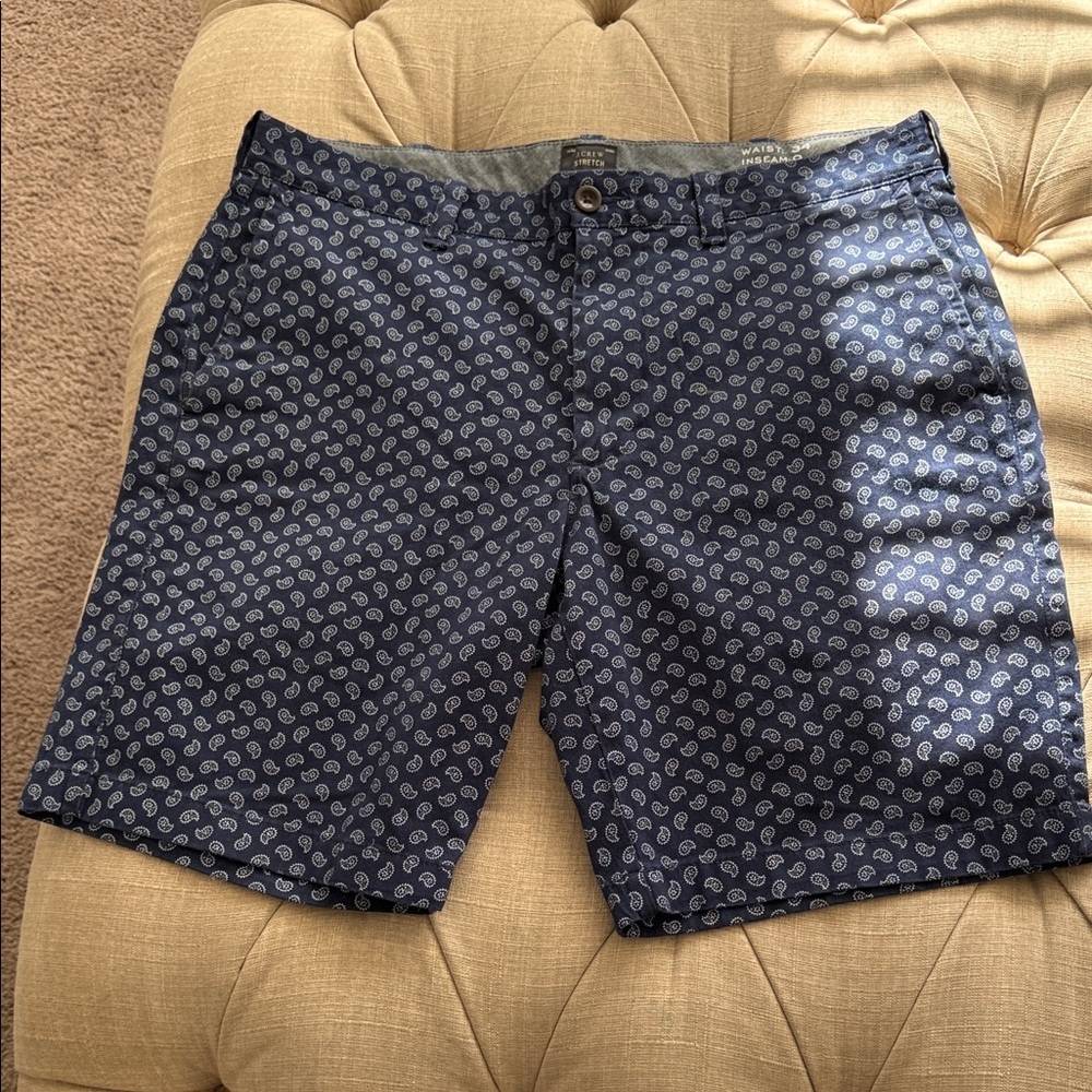 J. Crew Blue Stretch Shorts